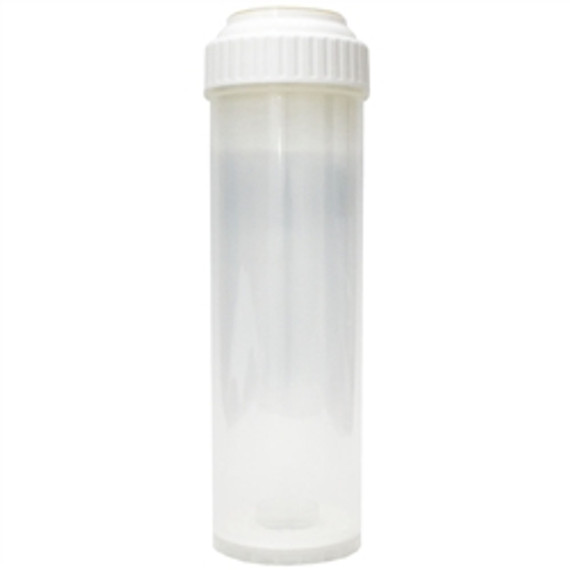 RO 10" Clear Cartridge Refillable (Screw Top) White