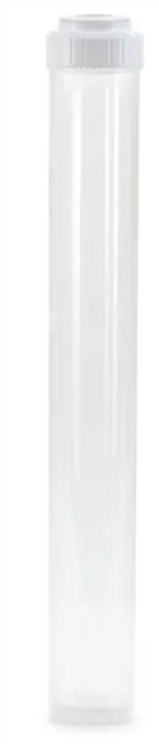 RO 20" x 2.5" Clear Cartridge Refillable (Screw Top) White