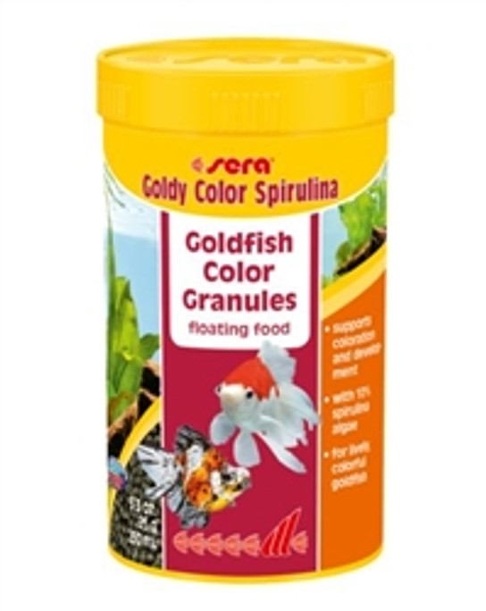 Sera Goldy Color Spirulina Goldfish Color Granules 250 ml