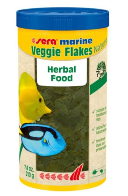 Sera Marine Veggie Flakes Nature Herbal Food 1000mL