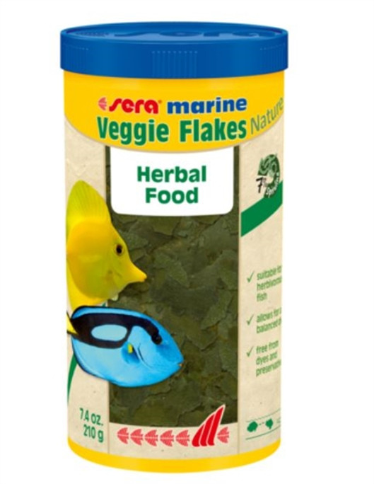 Sera Marine Veggie Flakes Nature Herbal Food 250mL