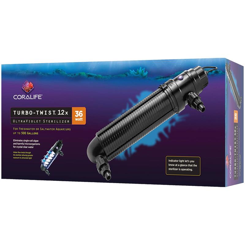 #️⃣CORALIFE Turbo-Twist 12X UV紫外線ライト　36w Amazon.com : 36W Coral Life Turbo-Twist 12X, 36 Watt UV-C