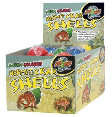 Zoomed Hermit Crab Neon Shells 36 PC