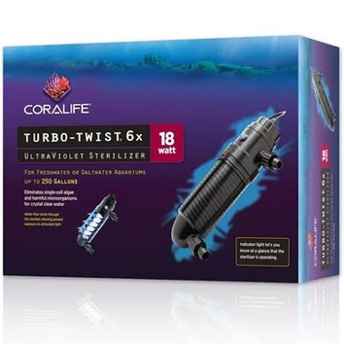 CORALIFE Turbo-Twist Z 18W UV殺菌灯 Turbo-Twist Ultraviolet Sterilizer