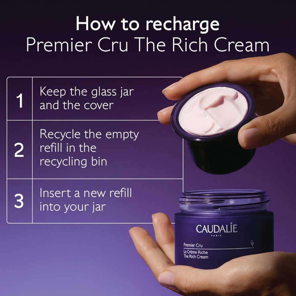 Caudalie Premier Cru Skin Barrier Rich Refillable Moisturiser with
