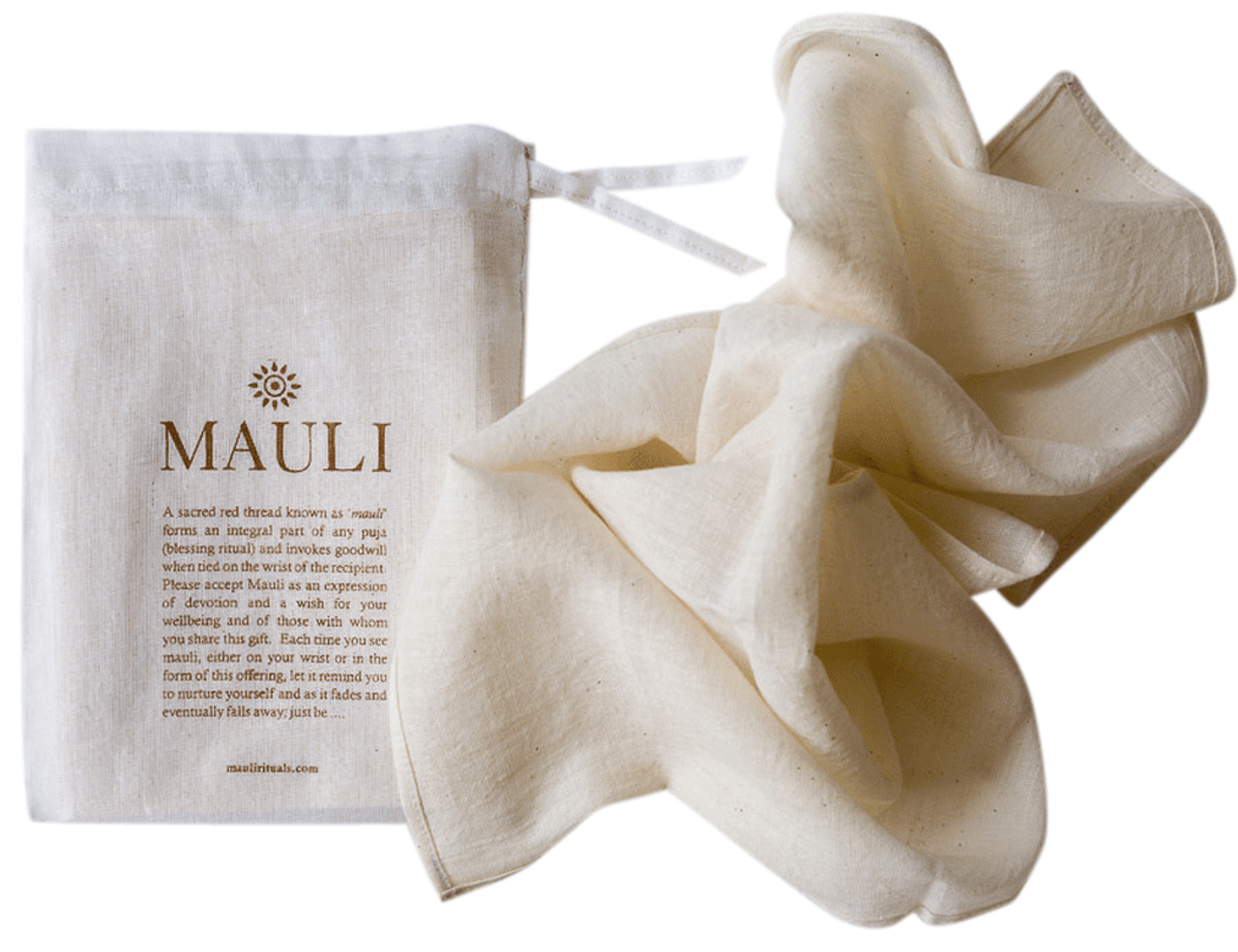 Mauli Rituals Pure Muslin Cloths In Cotton Bag
