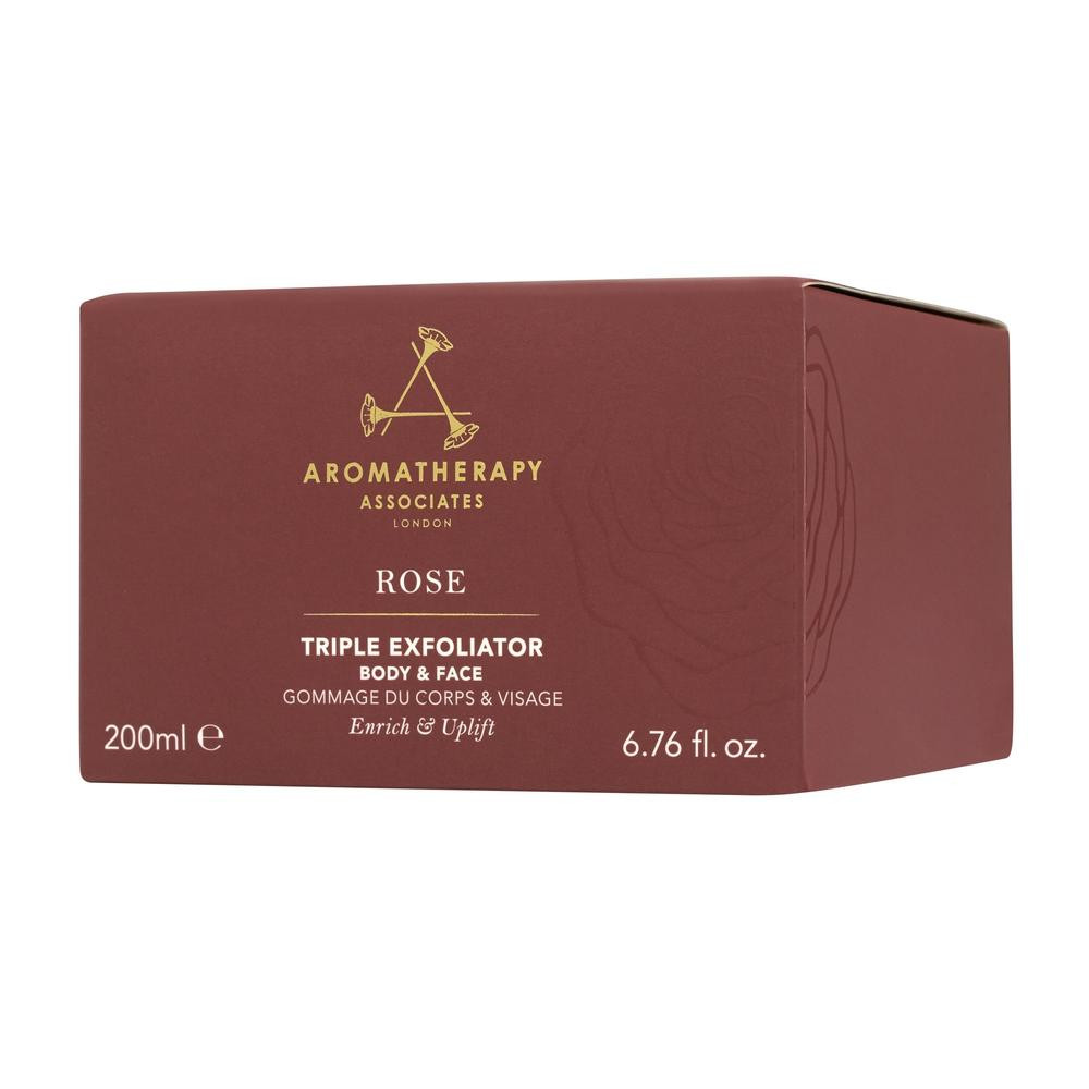 Aromatherapy Associates Rose Triple Exfoliator Bath & Unwind