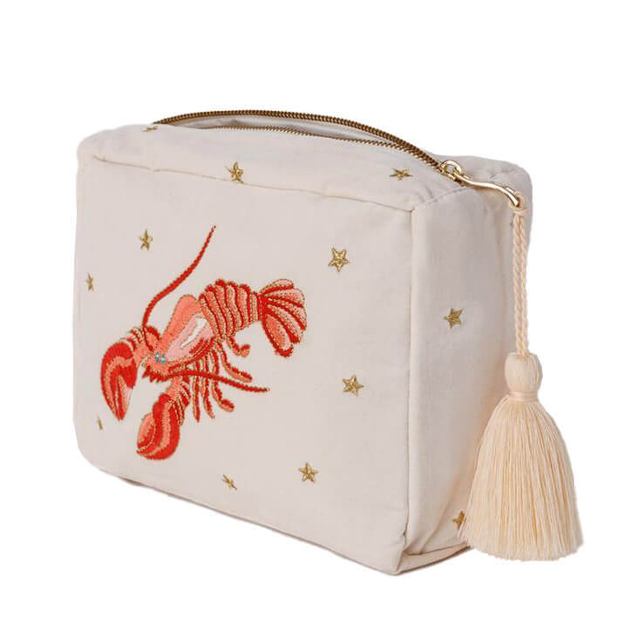 Elizabeth Scarlett クレインズ ウォッシュバッグ Elizabeth Scarlett Lobster Cream Wash Bag | Bath & Unwind