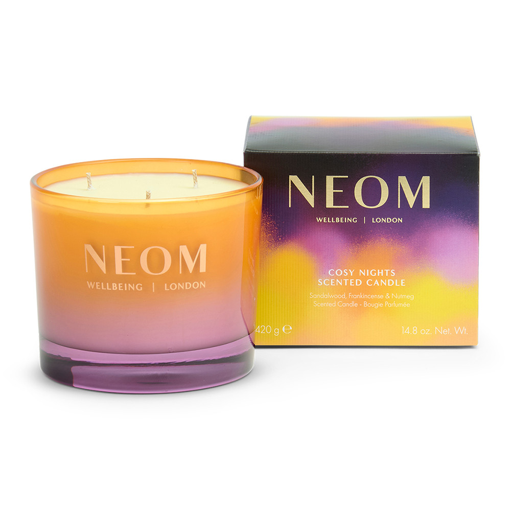 NEOM Cosy Nights 3 Wick Candle | Bath & Unwind | Official Stockist