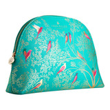 Sara Miller Large Green Birds Cosmetic Bag Sara Miller Large Green Birds Cosmetic Bag