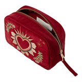 Elizabeth Scarlett Enchanted Heart Rouge Velvet Makeup Bag Elizabeth Scarlett Enchanted Heart Rouge Velvet Makeup Bag