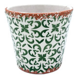 Wax Design Indochine Ceramic Candle 12cm - Dark Green