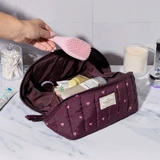 FLAT LAY LONDON Marshmallow Box Bag - Chocolate Plum Hearts