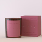 F.Y.G Find Your Glow Damson Plum Rose & Patchouli Candle 250g