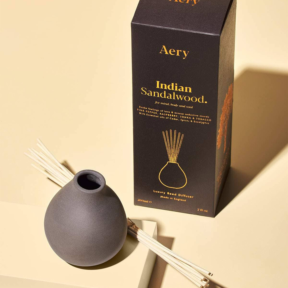 Aery Black Oak Reed Diffuser | Bath & Unwind | Official Stockist