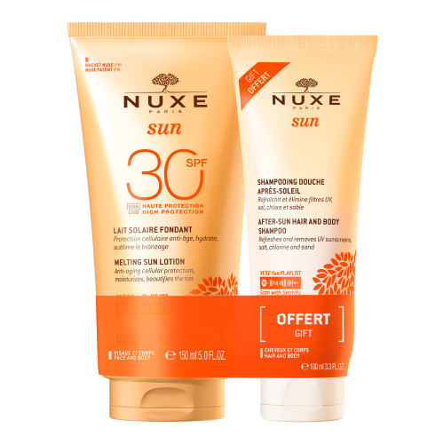 NUXE Sun Lotion SPF30 + Shampoo Duo