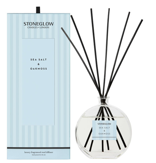 Stoneglow Modern Classics - Sea Salt & Oakmoss - Large Reed Diffuser