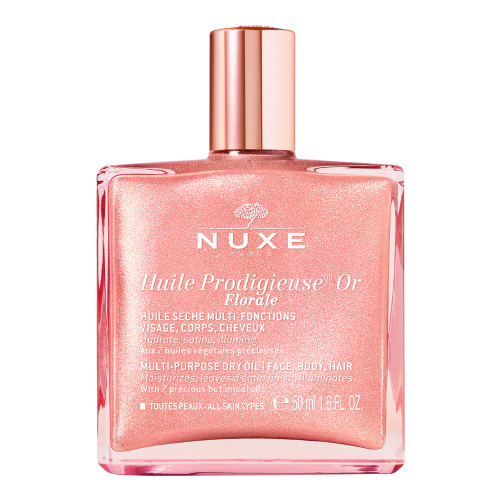 NUXE Huile Prodigieuse Florale Shimmering Multi-Purpose Dry Oil for Face, Body and Hair