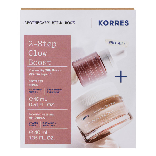 Korres Wild Rose Day Cream & Serum Set