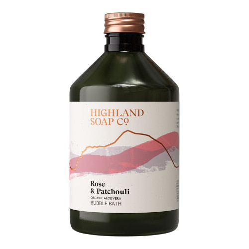 Highland Soap Company Rose & Patchouli Bubble Bath 500ml