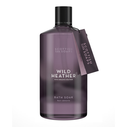 Scottish Fine Soaps Wild Heather Bath Soak 500ml Scottish Fine Soaps Wild Heather Bath Soak 500ml