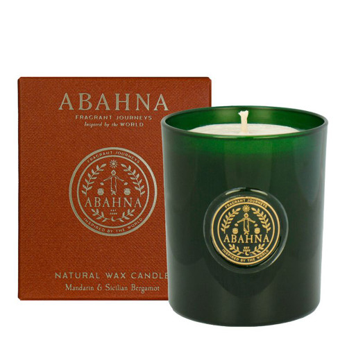 ABAHNA Natural Wax Candle - Mandarin & Sicilian Bergamot 225g ABAHNA Natural Wax Candle - Mandarin & Sicilian Bergamot 225g
