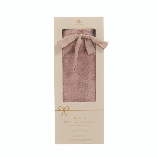 Aroma Home Pink Faux Fur Long Hot Water Bottle Aroma Home Pink Faux Fur Long Hot Water Bottle