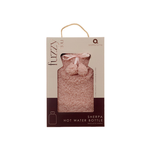 Aroma Home Pink Teddy Hot Water Bottle Aroma Home Pink Teddy Hot Water Bottle
