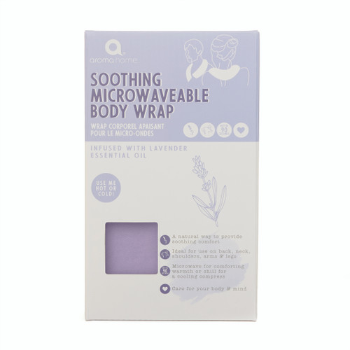 Aroma Home Soothing Microwaveable Lavender Body Wrap Aroma Home Soothing Microwaveable Lavender Body Wrap