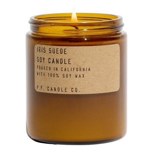 PF Candle Co Iris Suede Standard Soy Candle PF Candle Co Iris Suede Standard Soy Candle
