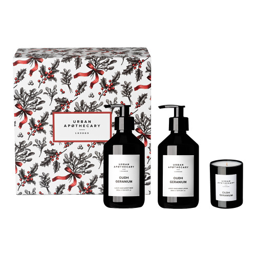 Urban Apothecary Oudh Geranium Body Home Collection