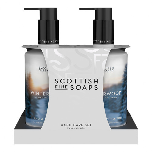 Scottish Fine Soaps Winterwood Hand Care Set 2 x 300ml Scottish Fine Soaps Winterwood Hand Care Set 2 x 300ml