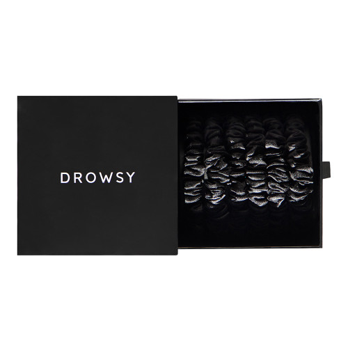 Drowsy Black Jade Skinny Scrunchie Set Drowsy Black Jade Skinny Scrunchie Set