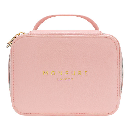 MONPURE Vegan Leather Beauty Case - Pink