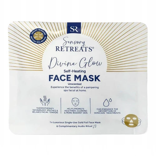 Sensory Retreats Divine Glow Self-Heating Face Mask - Single