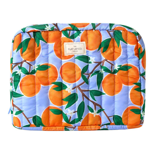 THE FLAT LAY CO. The Showcase Bag Large - Mediterranean Oranges