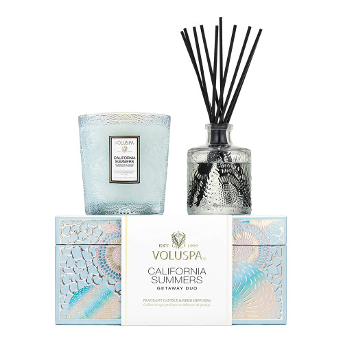 Voluspa California Summers Candle & Diffuser Gift Set