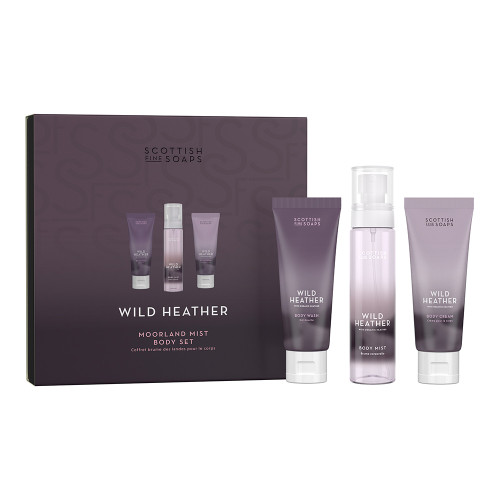 Scottish Fine Soaps Wild Heather Moorland Mist Body Set (Worth £25.95)