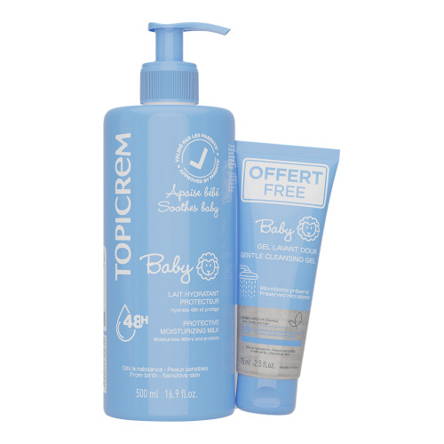 Topicrem BABY Protect Milk & Gentle Cleansing Gel Duo