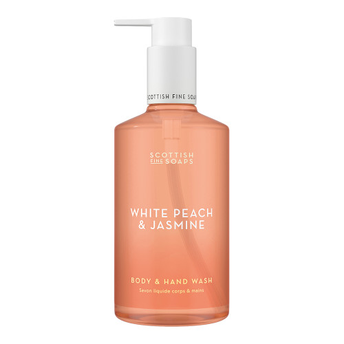 Scottish Fine Soaps White Peach & Jasmine Body & Hand Wash 300ml