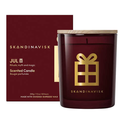 SKANDINAVISK JUL Gold Symbol Scented Candle 200g
