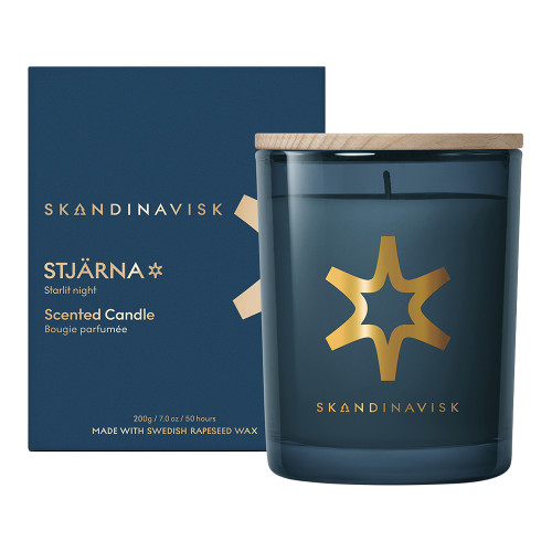 SKANDINAVISK STJARNA Gold Symbol Scented Candle 200g