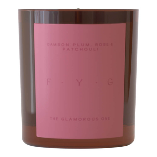 F.Y.G Find Your Glow Damson Plum Rose & Patchouli Candle 250g