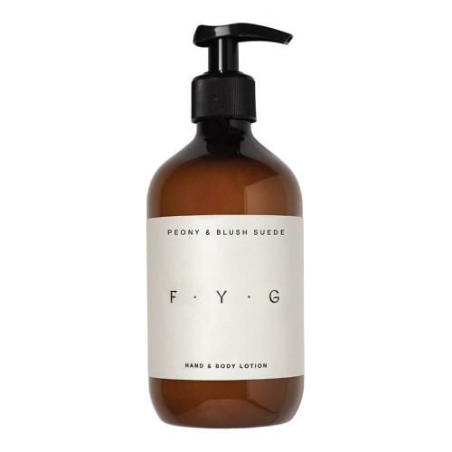 F.Y.G Find Your Glow Peony & Blush Suede Hand & Body Lotion 300ml