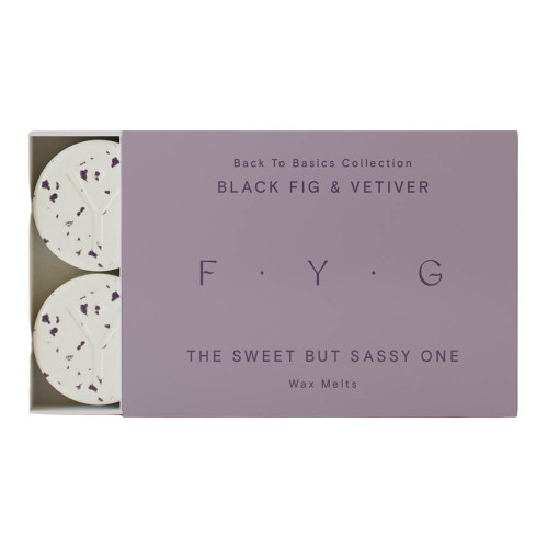 F.Y.G Find Your Glow Black Fig & Vetiver Wax Melts - 6 Pieces