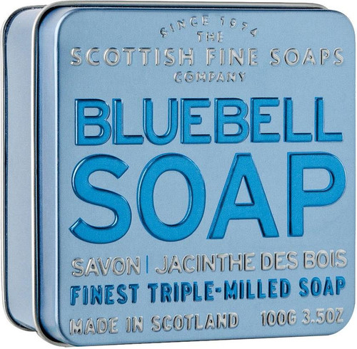 Scottish Fine Soaps Bluebell Soap Tin 100g Scottish Fine Soaps Bluebell Soap Tin 100g