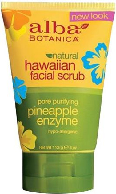Alba Botanica Natural Hawaiian Pineapple Enzyme Facial Scrub 118ml Alba Botanica Natural Hawaiian Pineapple Enzyme Facial Scrub 118ml