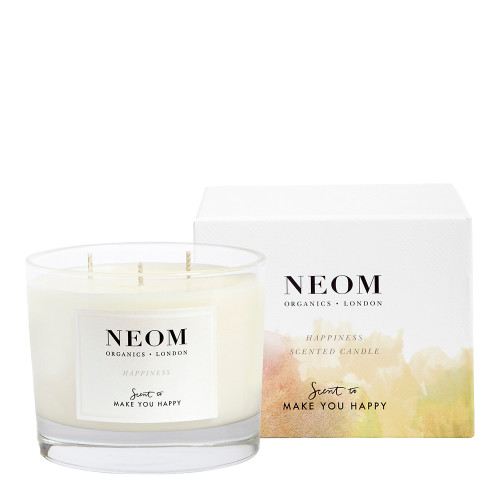 Neom Scented Candle - Happiness - Luxury (3 Wick)