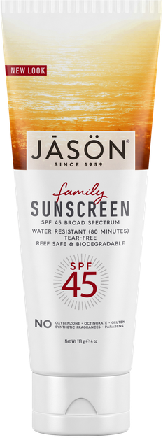 Jason Family Natural Sunscreen SPF 45 113g