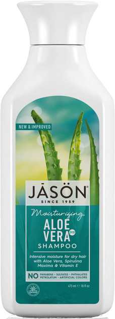 Jason Organic Moisturizing Aloe Vera Pure Natural Shampoo 480ml Jason Organic Moisturizing Aloe Vera Pure Natural Shampoo 480ml